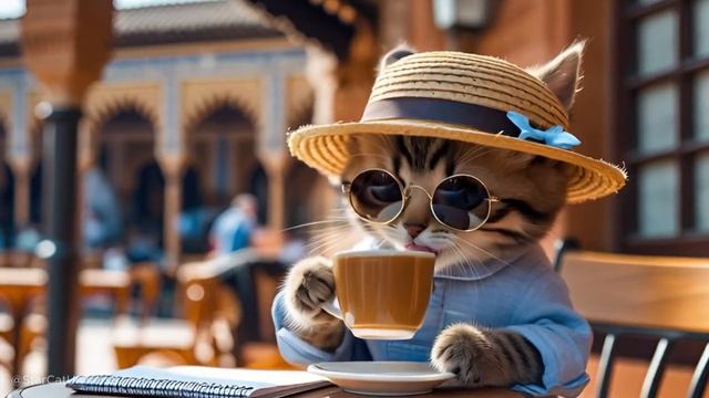 ⚽️🐱Tourist Cats in Barcelona, Spain ✈️🕍 - Funny Cats Doing Human Things #cat #catlover #cutecat