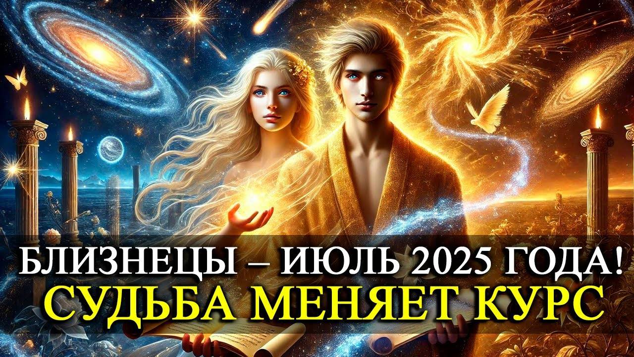 💥 Близнецы в июле 2025 — месяц решений и перемен! Узнай первым!