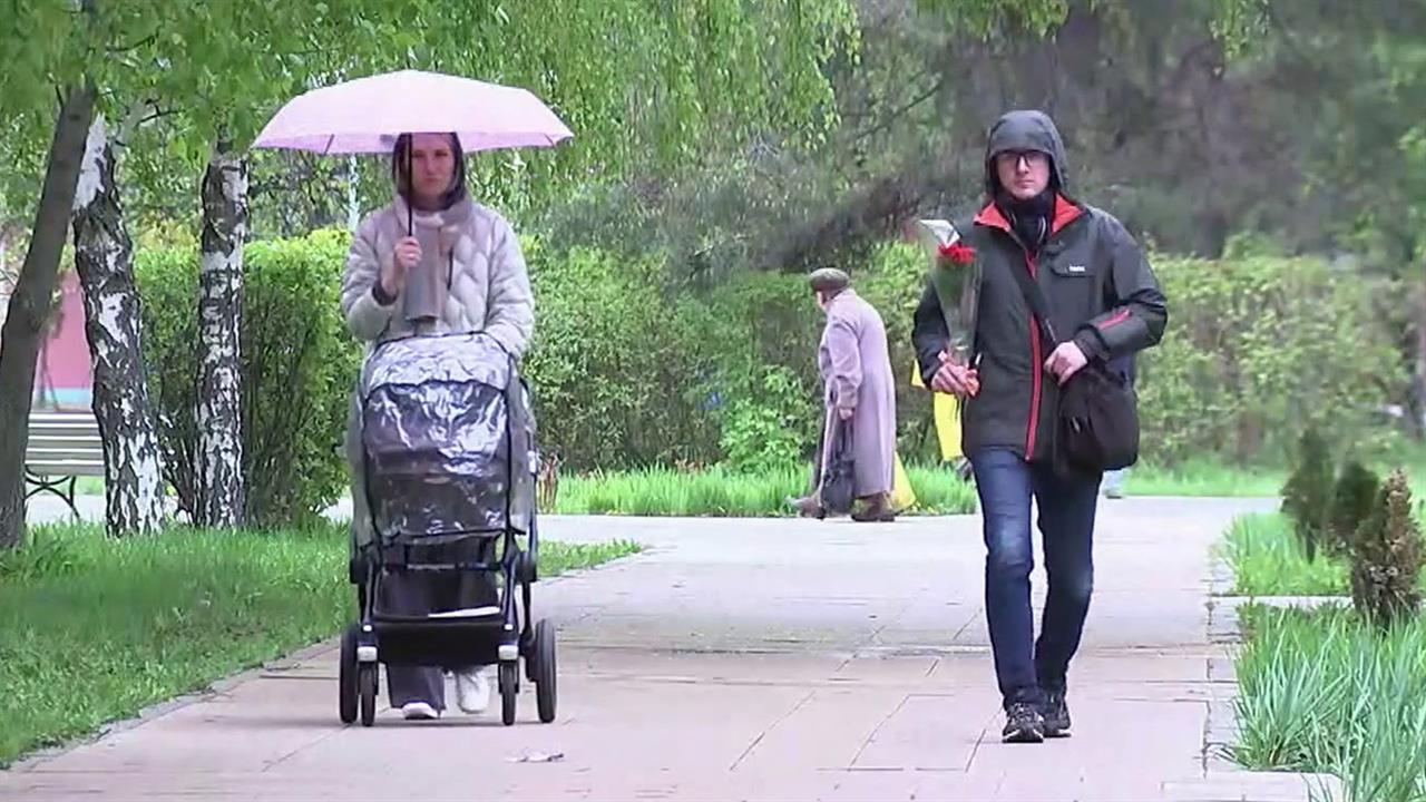 Теплая погода в центральных областях страны сменится на прохладную и дождливую