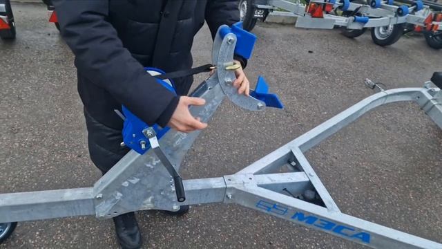 Лодочный прицеп МЗСА 81771G.021 для катера 5,6 метра. Видео обзор Трейли.