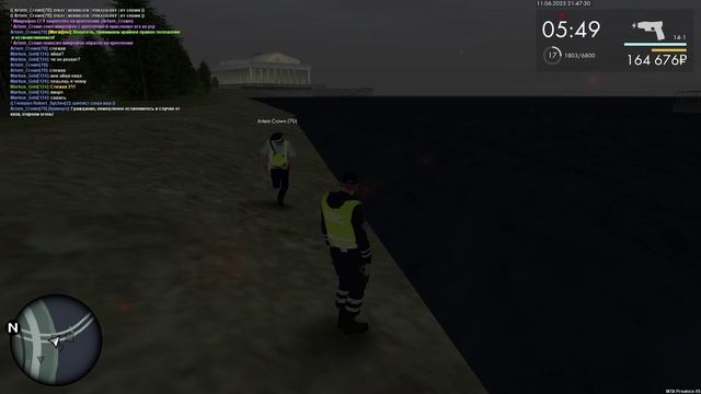 Уход в воду от МВД MTA_ San Andreas 2025-06-12 00-47-03