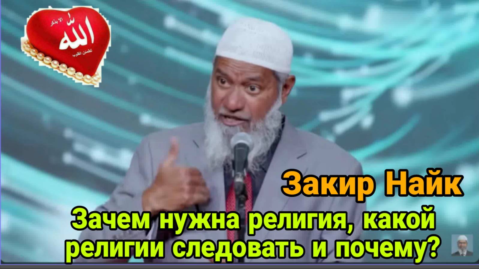 Закир Найк. Зачем нужна религия, какой религии следовать и почему?