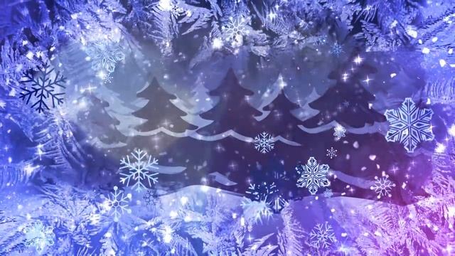 Футаж Снежинки новогодние 2