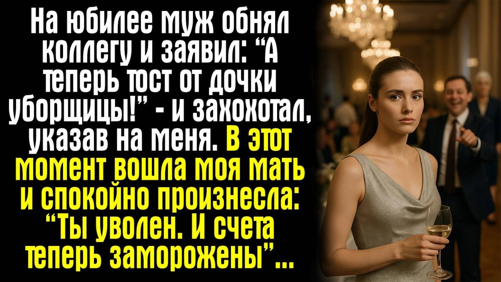 Истории из жизни. На юбилее муж обнял коллегу и заявил Аудио рассказы, Жизненные истории слушать