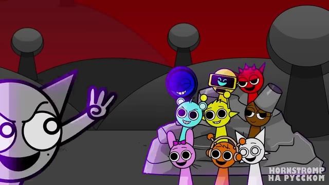Hornstromp - 24 ЧАСА В ЗАБРОШЕННОМ БУНКЕРЕ! Incredibox Sprunki анимации на русском