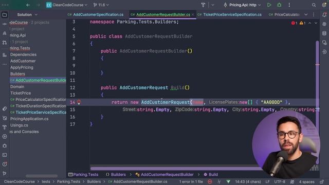 79. Using Test Data Builders