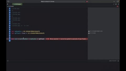 SWIFT - 1.2 Основи Int, Double, Float, Bool
