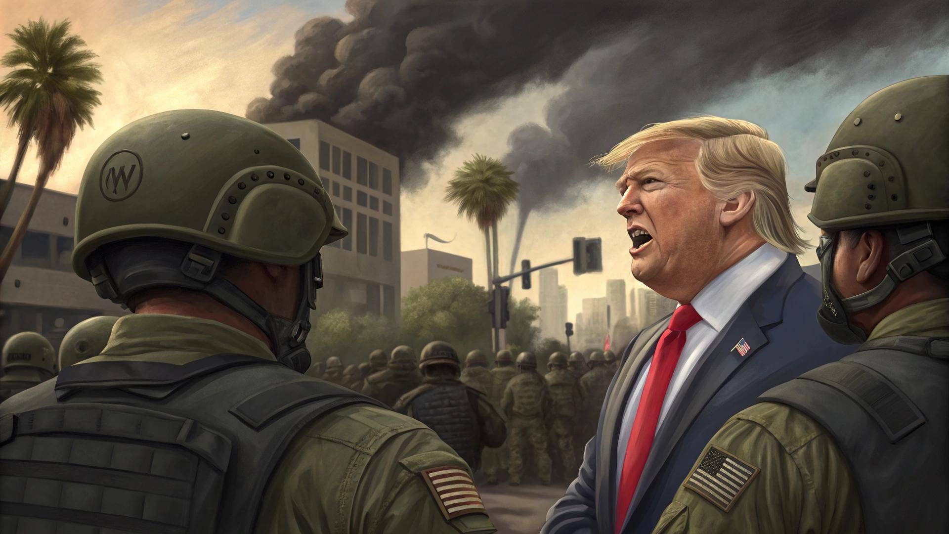 🔥 Трамп готов ввести войска? Что происходит на улицах Лос-Анджелеса