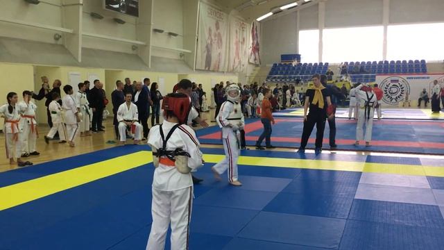 Первенство ЦФО 28.10.2018 (Петр Рыбас белый шлем) 1 бой