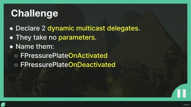 7. Pressure Plate Delegates