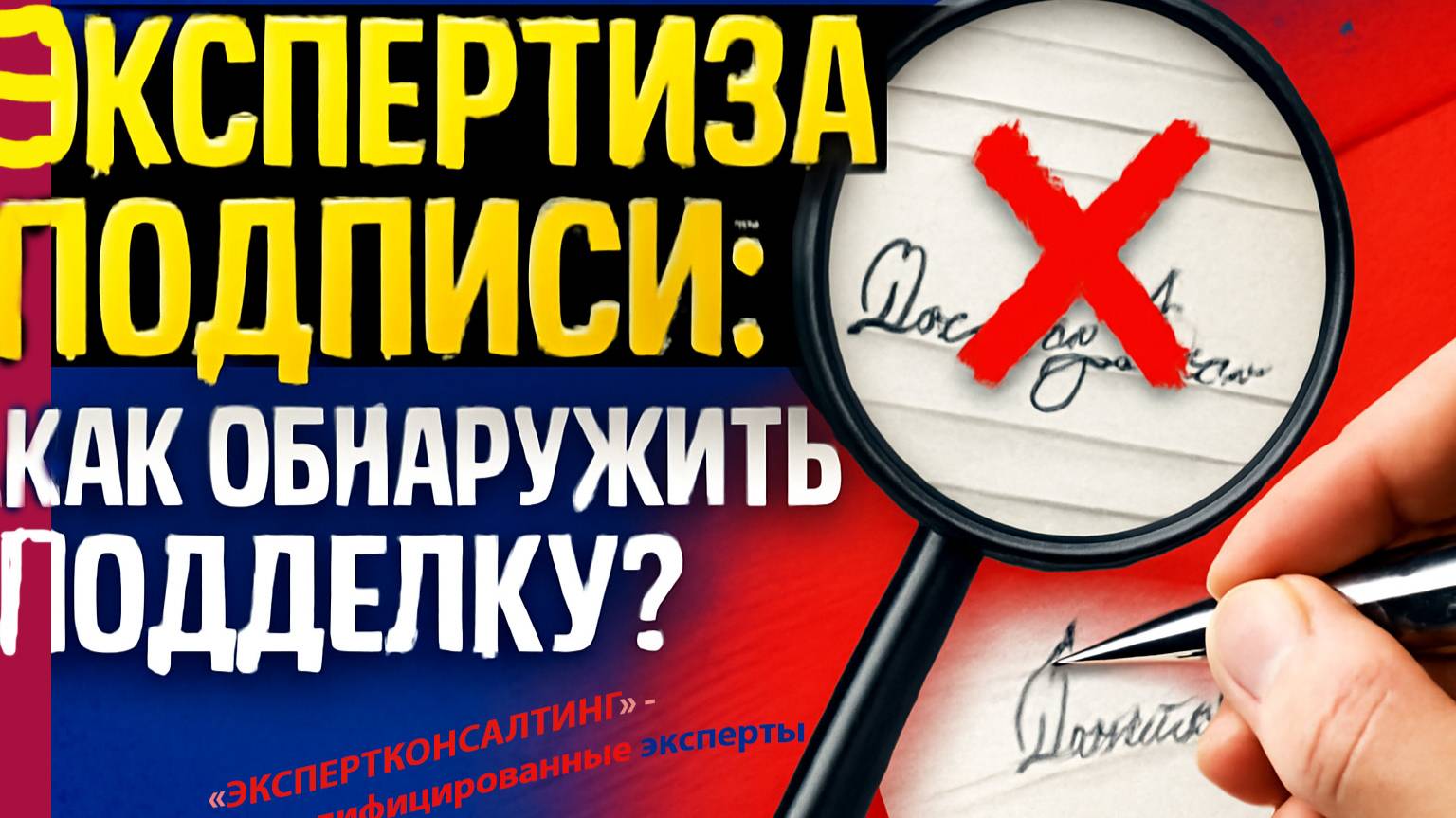 Как обнаружить подделку подписи?