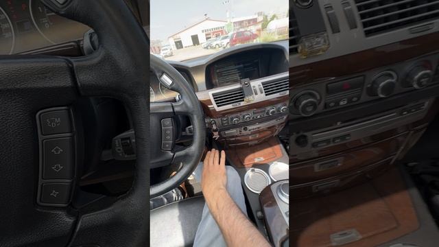 BMW 750I запуск двигателя