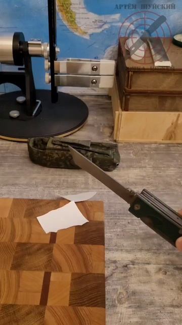 Армейский мультитул из состава экипировки «Ратник» от компании САРО. Заточка ножа на Профиль К-03.