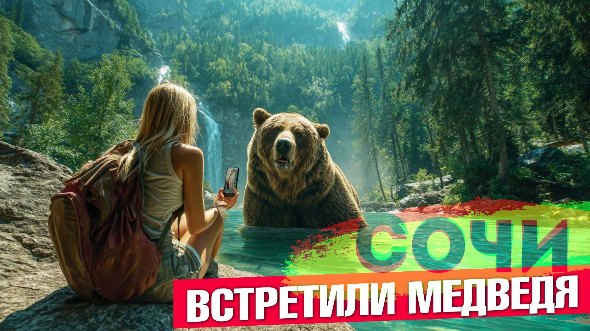 СОЧИ 🐻 ВСТРЕТИЛИ МЕДВЕДЯ В ЛЕСУ - ДОЛИНА РЕКИ АШЕ / ДОЛЬМЕНЫ Часть-1