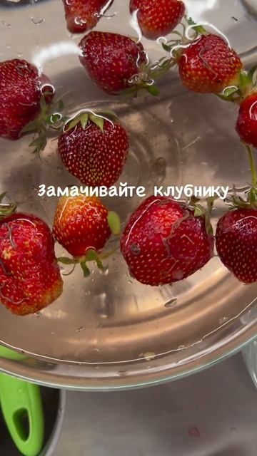 Кучу червей обнаружила девушка в клубнике с огорода, когда решила замочить её перед тем, как съесть