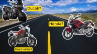 Кто тормозит лучше? Ducati, Husqvarna или Honda?