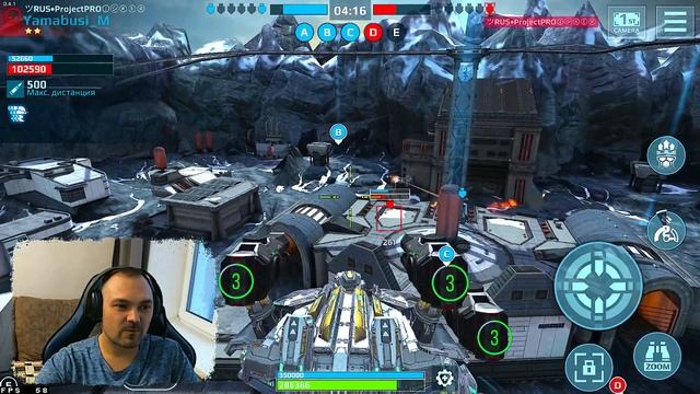 Robot Warfare бой против Project PRO, Player_6ca75 часть 2 ○ Робот на луне