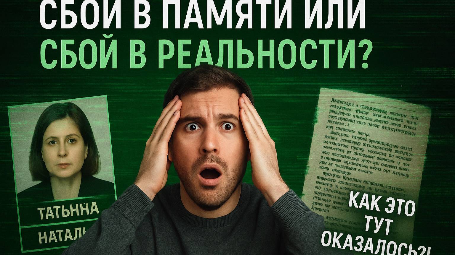 🎥 Необъяснимые сбои в памяти: когда реальность даёт сбой | 2 странные истории из жизни
