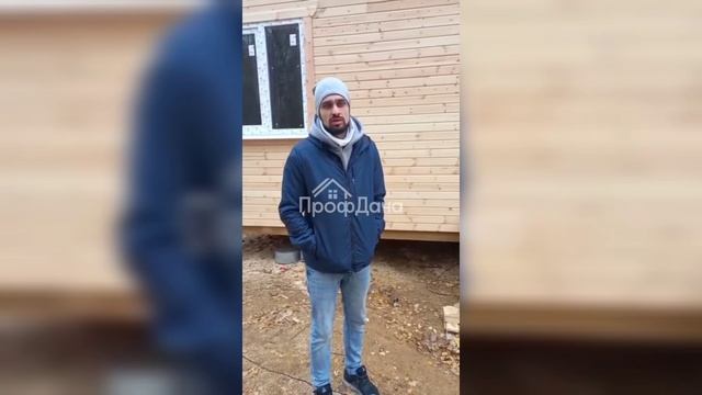 Каркасный дом по индивидуальному проекту 6x8 м (Московская обл., Клинский р-н)
