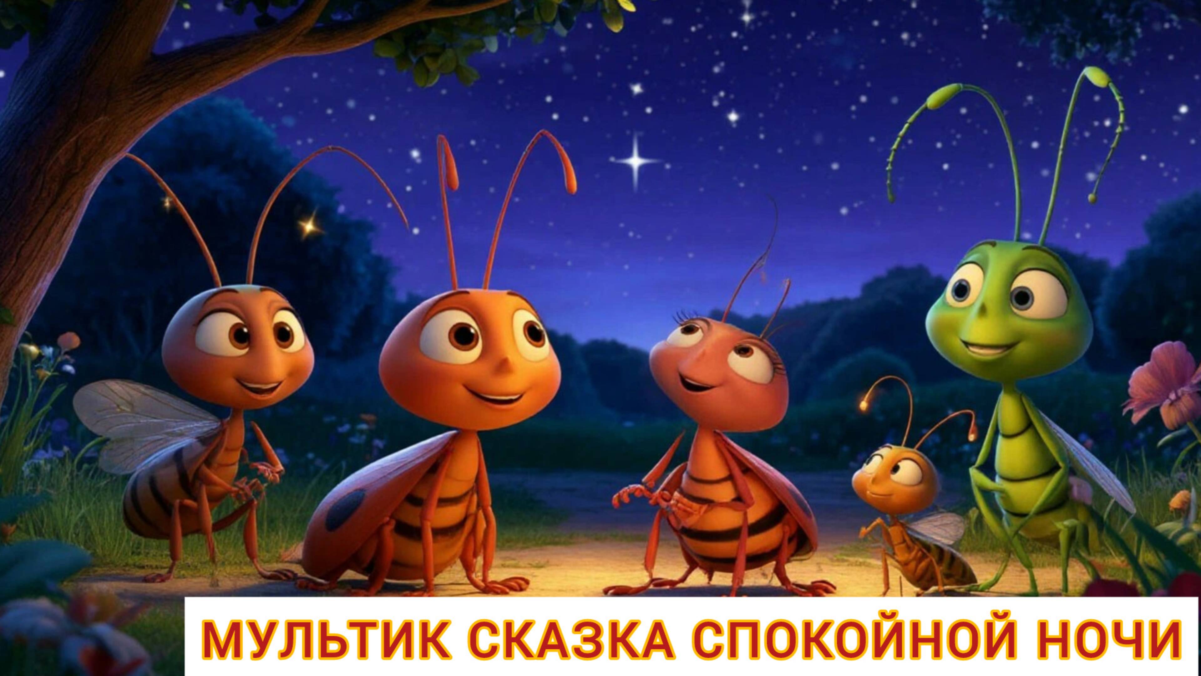 Мультик сказка Спокойной ночи для детей