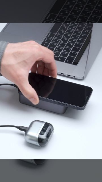 Внешний аккумулятор NRG Alum S 20000 мА-ч, 15Вт MagSafe от Deppa, 33706