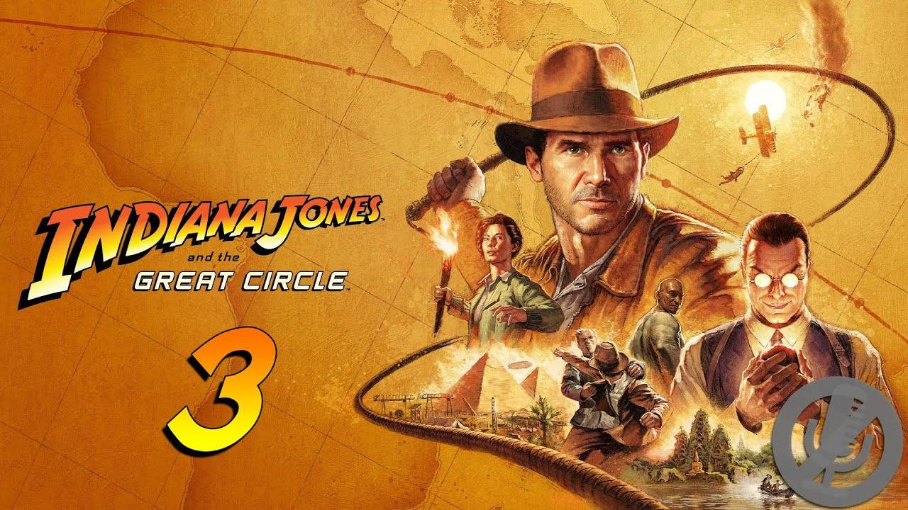 Indiana Jones and the Great Circle Прохождение Без Комментариев Часть 3 - Замок Святого Ангела