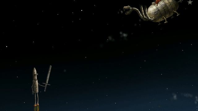Часть 106 Прохождение игры Samorost 3 от Kibertok Битва железного рыцаря и злого монаха на драконе