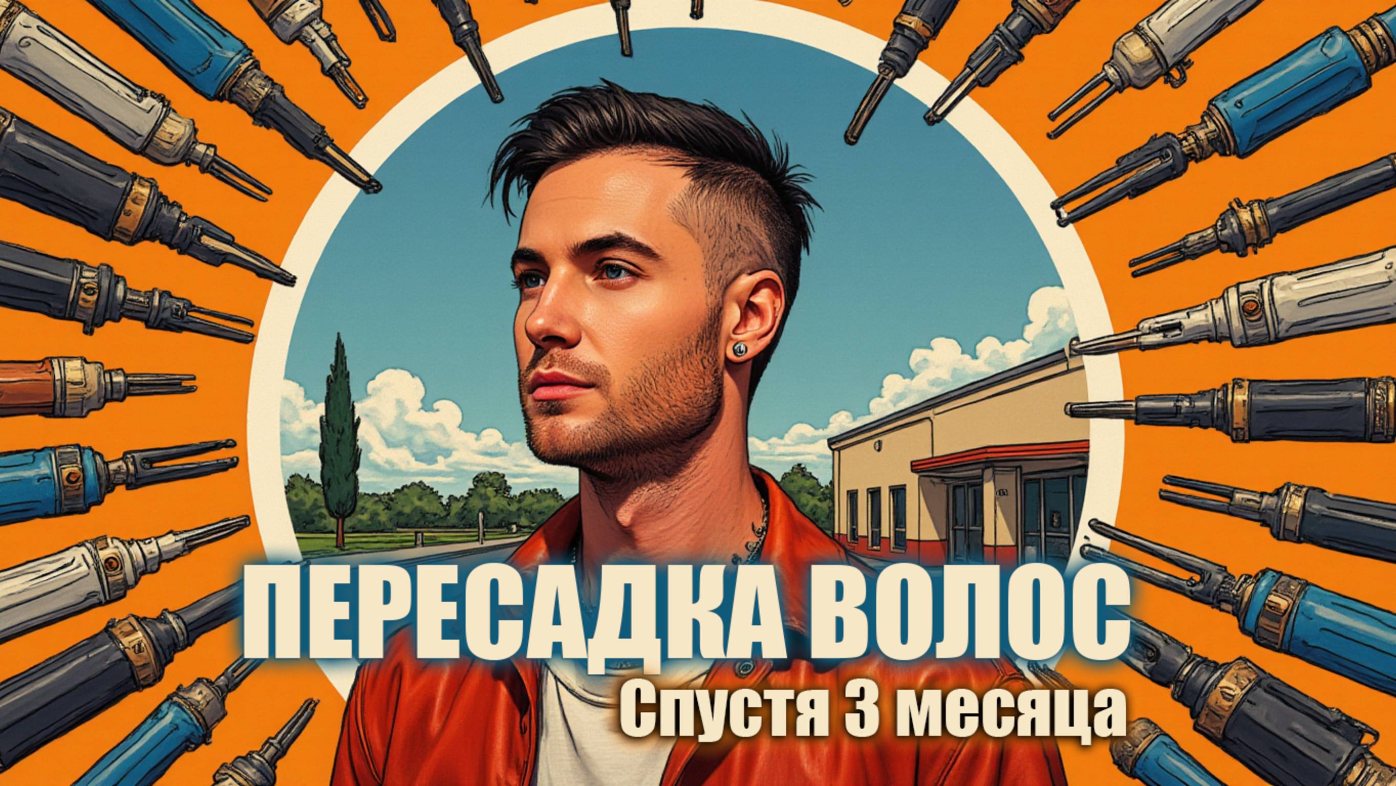 Пересадка волос спустя 3 месяца / Клиника GG Med