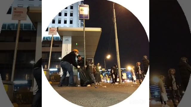 Долларовый миллионер устроился работать дворником.