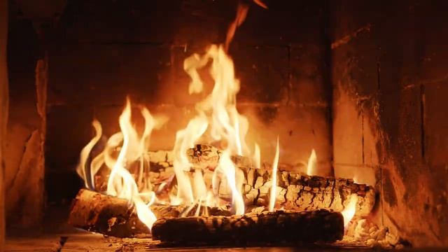 Домашний Камин - огонь, для романтики и вечеринки Relaxing Fireplace релакс