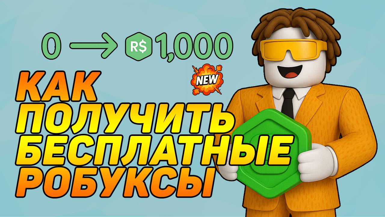 КАК ПОЛУЧИТЬ БЕСПЛАТНЫЕ РОБУКСЫ в ROBLOX 2025