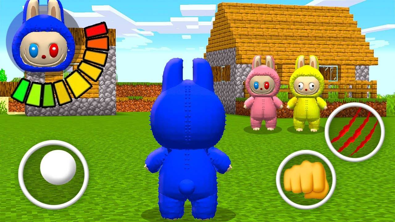 😍КАК ИГРАТЬ ЗА ЛАБУБУ В МАЙНКРАФТ ШЕДИ ЛЕСКА И НУБИК MINECRAFT