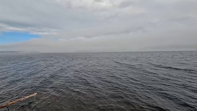 Резко накрыло туманом, красотень неописуемая!