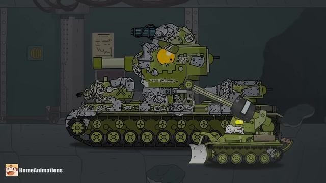 HomeAnimations – Мультики про танки  ВСЕ СЕРИИ ： Кв-6 в Секретной лаборатории - Мультики про танки