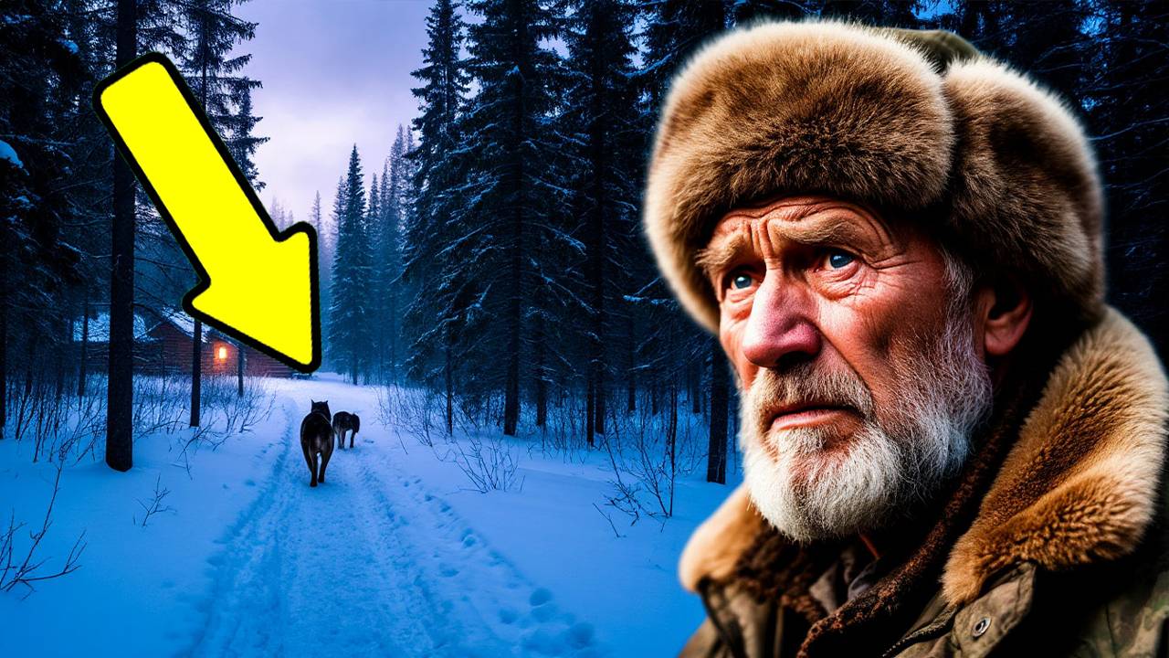 Незваный гость из тьмы леса. Атака на охотничье зимовье. Таежные истории.