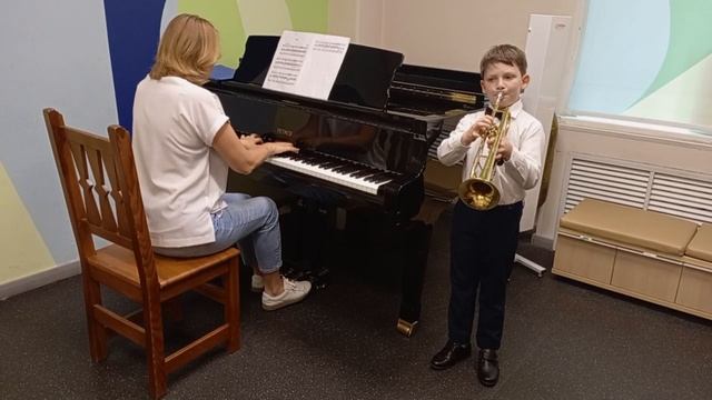 Алексей Конопелько, 9 лет. К.В. Глюк "Бурре".