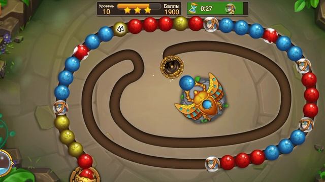 МОБИЛЬНАЯ ИГРА ЗУМА ЛЕГЕНДА - MARBLE LEGEND — УРОВЕНЬ 10