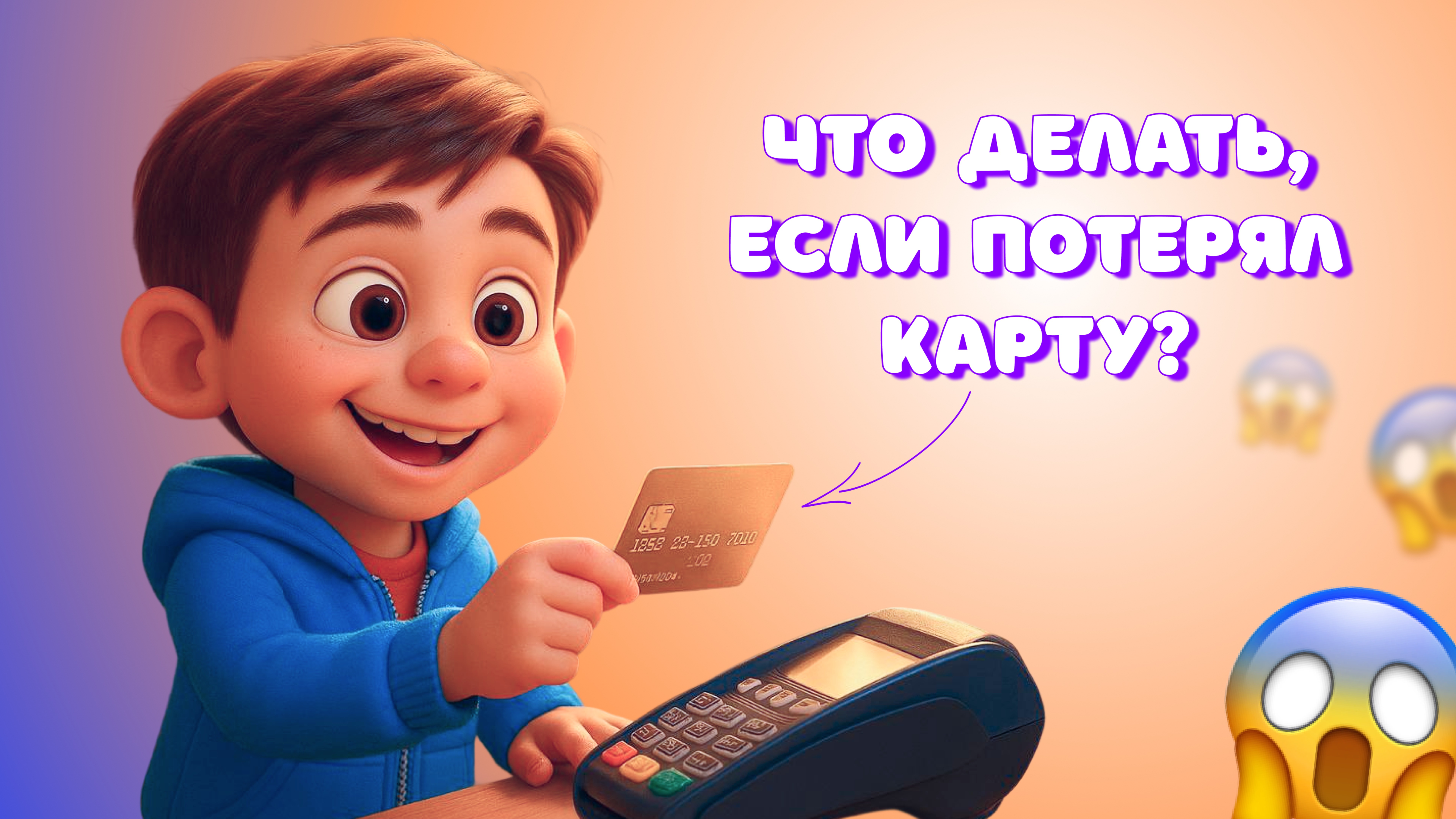 Что делать, если потерял карту | Мультик pro.finansy