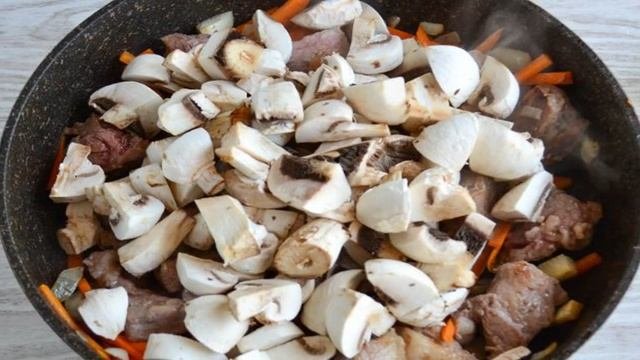 Гречка по-купечески с грибами