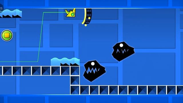 Geometry Dash СВОЙ УРОВЕНЬ. Простите что играл в режиме разработчика.