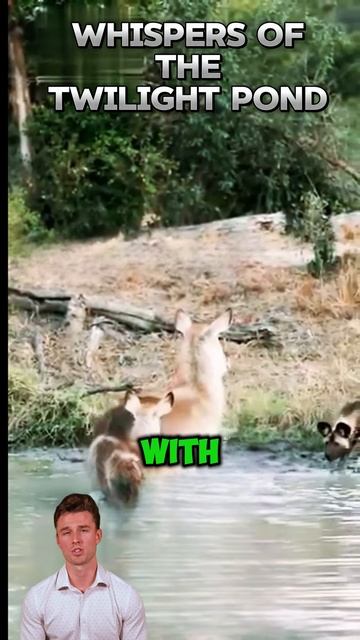 HuNmHlJ87No - Whispers of the Twilight Pond #shorts  #animals #wildlife #facts #nature #viral