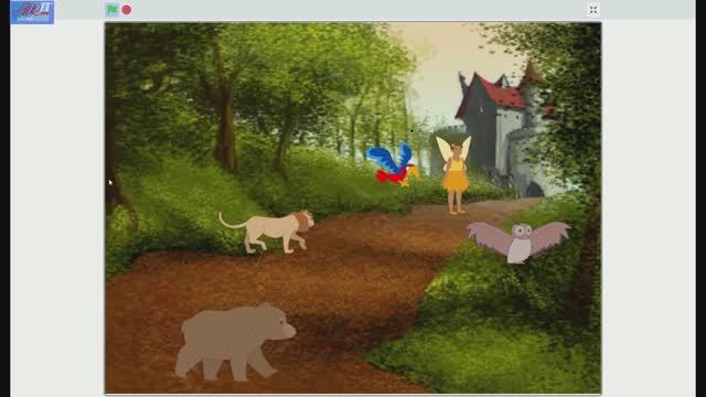 "На опушке леса" / SCRATCH - создание анимированных и интерактивных игр