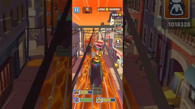Пол это лава subway Surfers