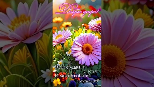 Доброе утро🎀💖 Прекрасного начала дня, полного радости и красоты🌿🌺🌿