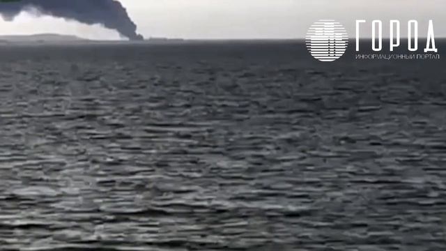 Паром затонул в порту «Кавказ»: хронология пожара