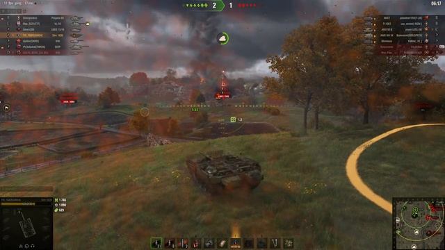 Мир танков / режим Натиск/WOT/Бой на Strv 103B (стерва). 4 фрага (kills). Лучший по итогам