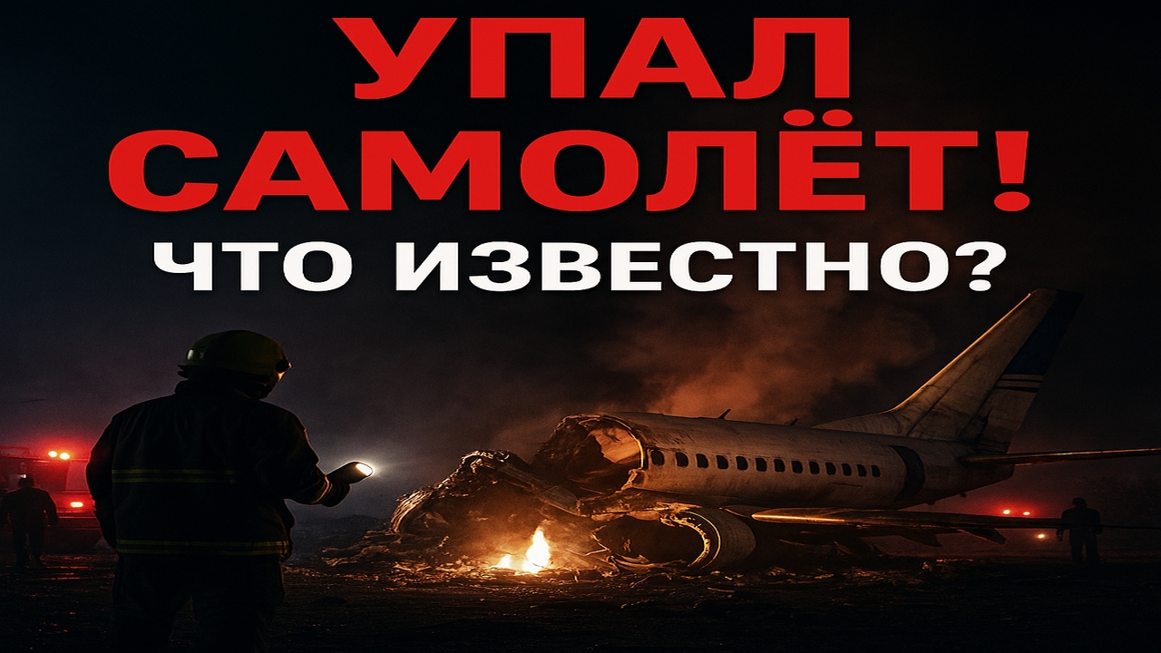 🔴 Срочно! Упал самолёт в Индии — есть ли жертвы?