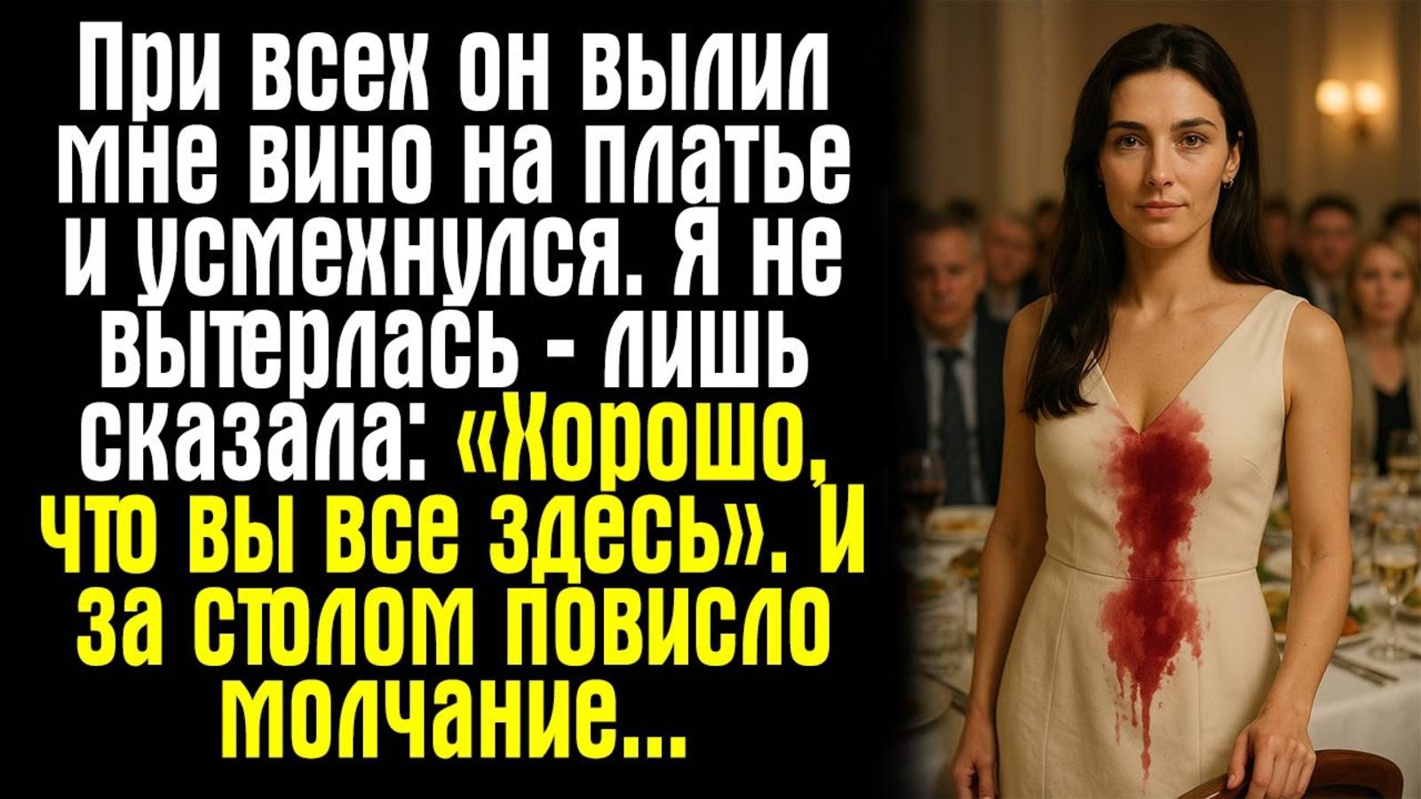 Истории из жизни. При всех он вылил мне вино Аудио рассказы, Жизненные истории слушать