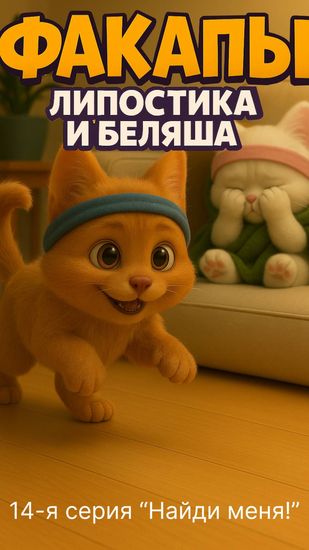 Котята Липостик и Беляш в нейросети 14 серия #cat #shorts #funnyshorts #funnycats