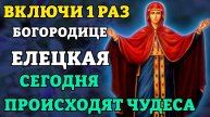 ВКЛЮЧИ 1 РАЗ БОГОРОДИЦЕ И СЛУЧИТСЯ ЧУДО! Молитва Божией Матери Елецкая. Православие